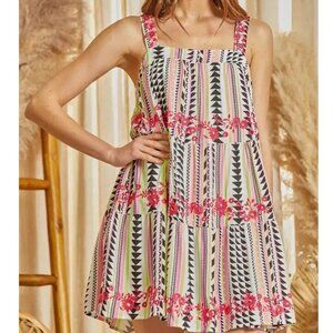 Dani & Davi Square Neckline Dress - NWT Size S
